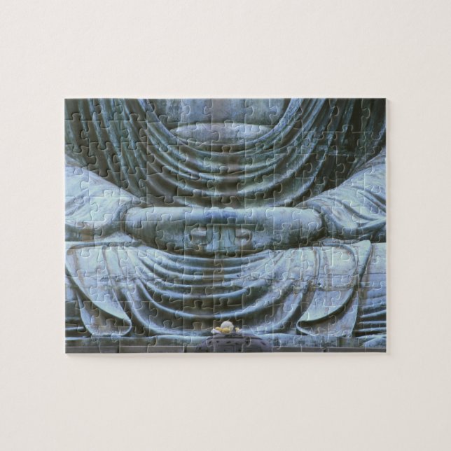 Quebra-cabeça Detalhe do Buda do Excelente, Templo Kotokuji, Kam (Horizontal)