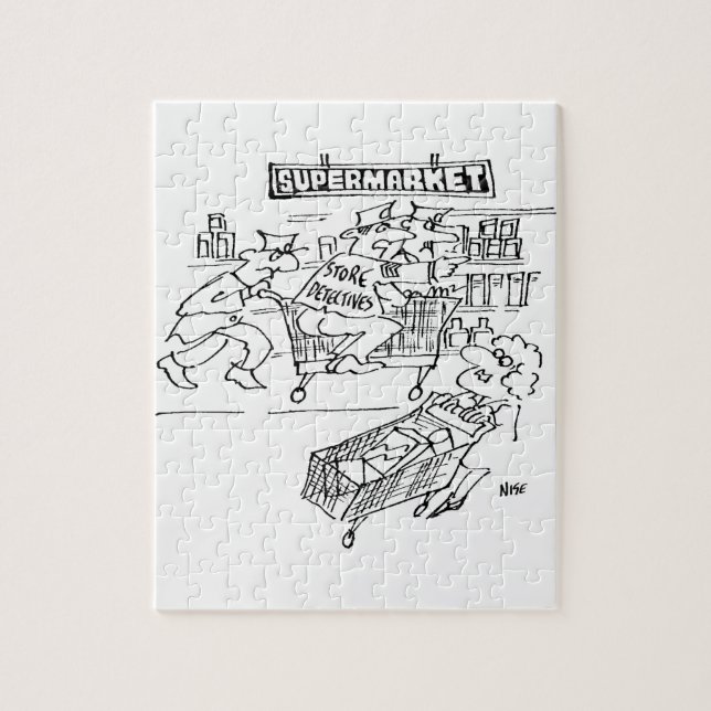 Quebra-cabeça Detetives de armazenamento em um supermercado (Vertical)