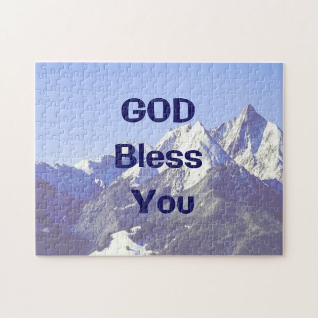 Quebra-cabeça Deus abençoe (Horizontal)