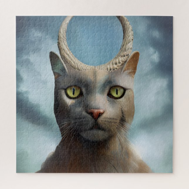 Quebra-cabeça Deus do gato (Vertical)