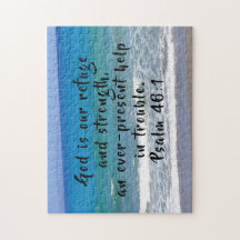 Deus É Nosso Refúgio E Força Salmo 46:1 Praia