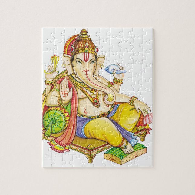 Quebra-cabeça Deus Ganesha, Lord Ganesh (Vertical)