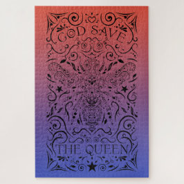 Quebra-cabeça deus salve a abelha rainha