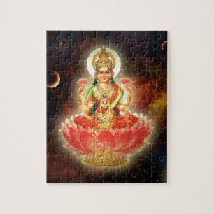 Quebra-cabeça Deusa de Maa Maha Lakshmi Devi Laxmi da riqueza