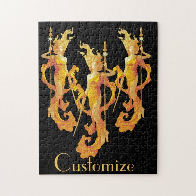 Quebra-cabeça Deusa do Guerreiro do ouro Thunder_Cove (Vertical)