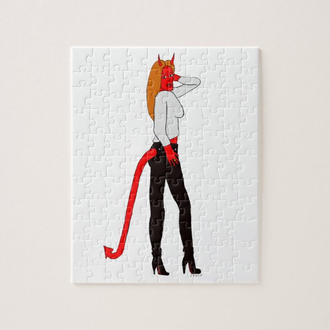 Quebra-cabeça devil girl     (Vertical)