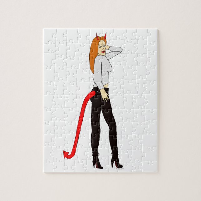 Quebra-cabeça devil girl     (Vertical)