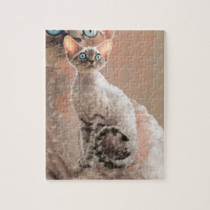 Quebra-cabeça Devon Rex Sofi