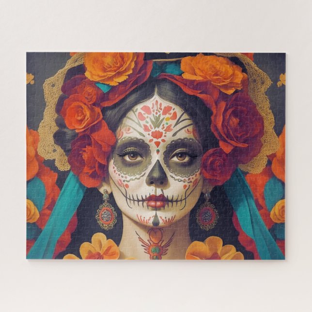 Quebra-cabeça Dia Da Catrina Dos Mortos 1 (Horizontal)