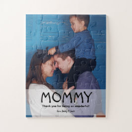Quebra-cabeça Dia de as mães de fotos da Mamãe personalizada