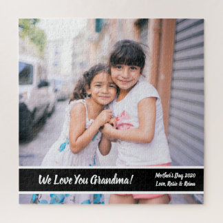 Quebra-cabeça Dia de as mães Personalizado de Oferta de Fotograf