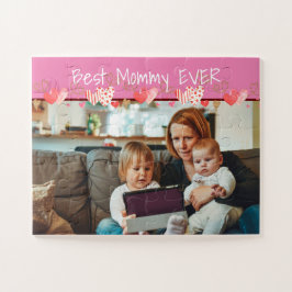 Quebra-cabeça Dia de as mães Personalizado Melhor Mamãe De Fotog