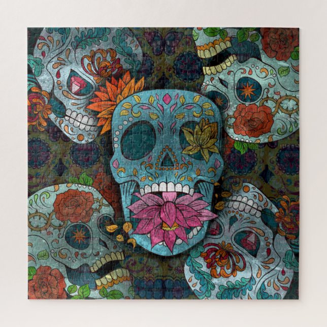 Quebra-cabeça Dia De Los Muertos (Vertical)