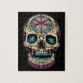 Quebra-cabeça Dia De Los Muertos Sugar Skull