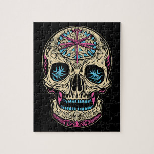 Quebra-cabeça Dia De Los Muertos Sugar Skull