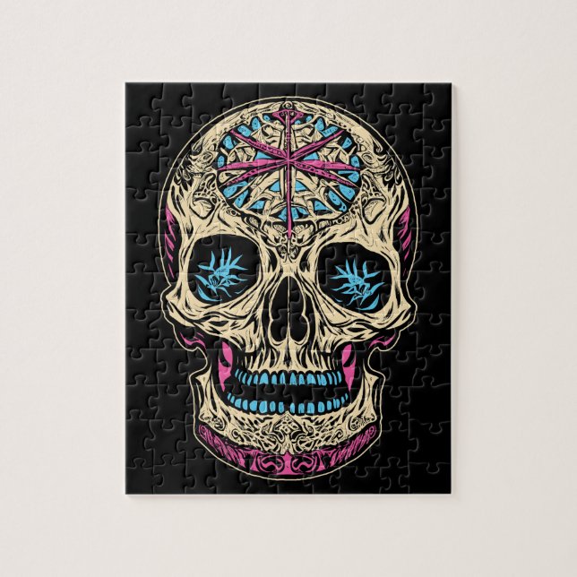 Quebra-cabeça Dia De Los Muertos Sugar Skull (Vertical)