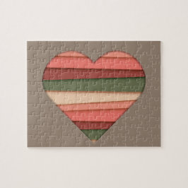 Quebra-cabeça Dia de os namorados com amor cardíaco