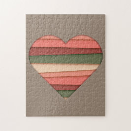 Quebra-cabeça Dia de os namorados com amor cardíaco