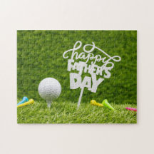 Dia de os pais feliz de bola de golfe para pai de 