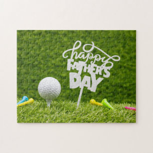 Quebra-cabeça Dia de os pais feliz de bola de golfe para pai de 