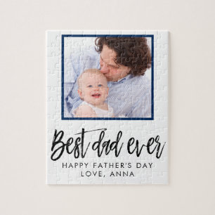 Quebra-cabeça Dia de os pais Presente Melhor Pai Personalizado N