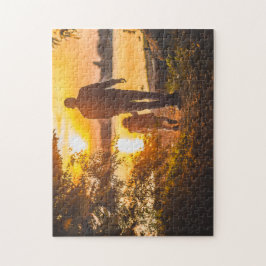 Quebra-cabeça Dia do Pai e da Criança Feliz Dia do Pai - Foto do