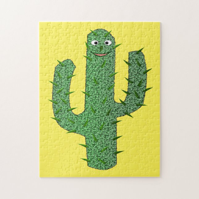 Quebra-cabeça Dia dos Mortos Felizes Cactus (Vertical)