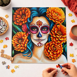 Quebra-cabeça Dia La Catrina dos Mortos