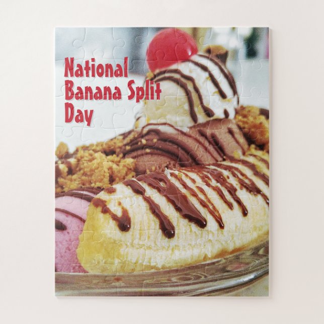 Quebra-cabeça Dia Nacional de Divisão da Banana (Vertical)