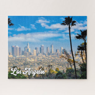 Quebra-cabeça Dia Nublado sobre Los Angeles, Califórnia