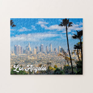 Quebra-cabeça Dia Nublado sobre Los Angeles, Califórnia