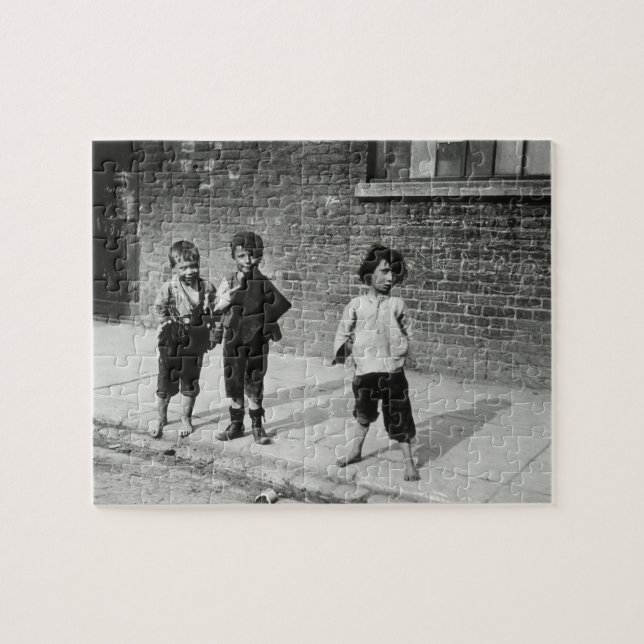 Quebra-cabeça Diabretes de rua em Lambeth (foto de b/w) (Horizontal)