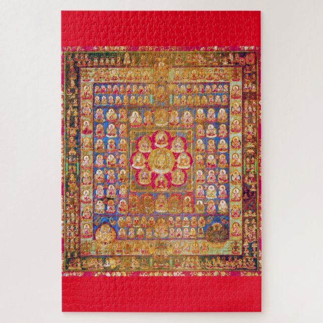 Quebra-cabeça Diagrama Cósmico de Mandala para a Meditação (Vertical)