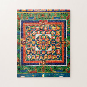 Quebra-cabeça Diagrama Cósmico de Mandala para a Meditação