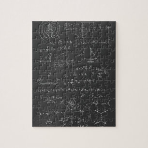 Quebra-cabeça Diagramas e fórmulas da física