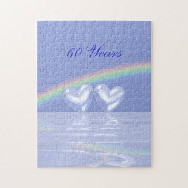 Quebra-cabeça Diamond Hearts do 60º aniversário (Vertical)