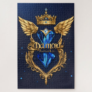 Quebra-cabeça Diamond Logo Puzzle | Luxury Crystal Diamond Jigsa