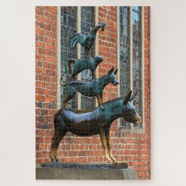 Quebra-cabeça Die Bremer Stadtmusikanten (Vertical)