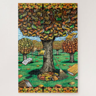 Quebra-cabeça Difficult Book Tree Puzzle