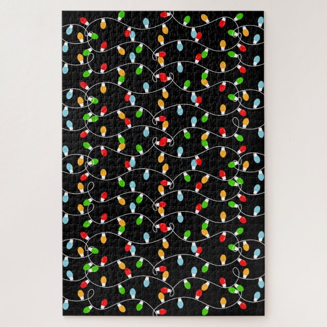 Quebra-cabeça Difficult to solve Christmas Lights (Vertical)