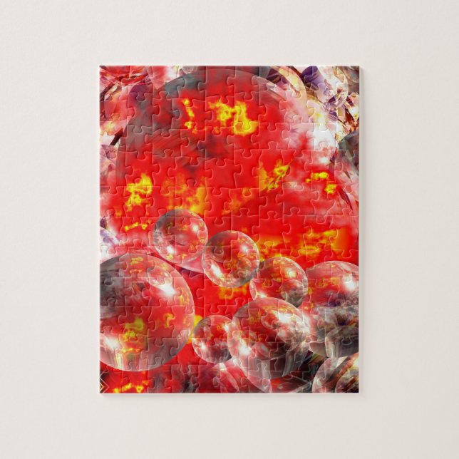 Quebra-cabeça Digital Computer Art Abstrato Modern Creative (Vertical)