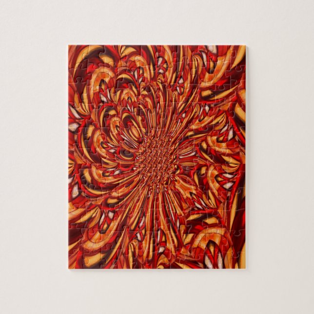 Quebra-cabeça Digital Computer Art Abstrato Modern Difícil (Vertical)