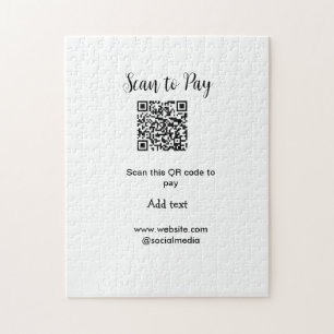 Quebra-cabeça Digitalizar para pagar digitalização código QR adi