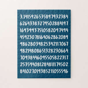 Quebra-cabeça Dígitos do Design de Números Matemáticos do Pi