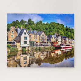 Quebra-cabeça Dinan, Cotes-d'Armor, Bretagne. França.