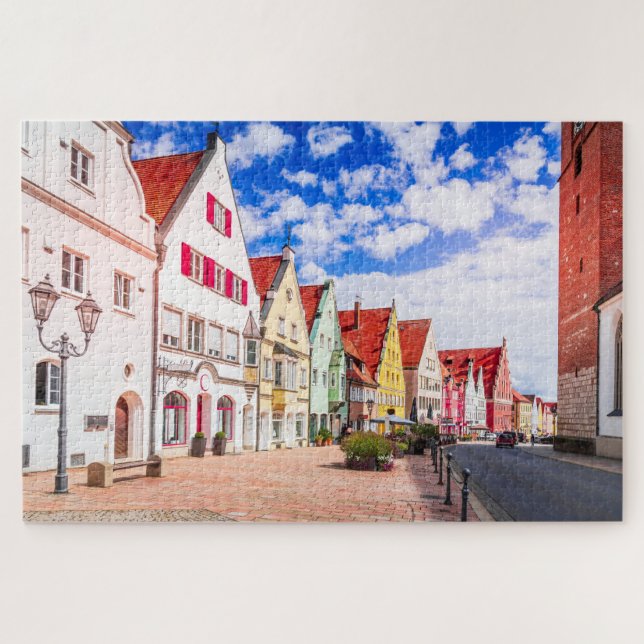 Quebra-cabeça Dinkelsbuhl na rodovia romântica Alemanha Quebra-c (Horizontal)