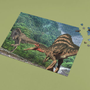 Quebra-cabeça Dinosaur Tyrannosaurus Spinosaurus