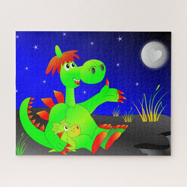 Quebra-cabeça Dinossauro (Horizontal)