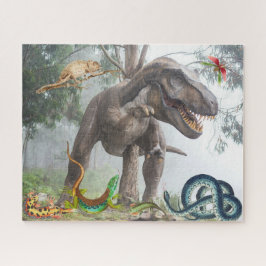 Quebra-cabeça Dinossauro Animais Pré-Históricos Assustadores Sur