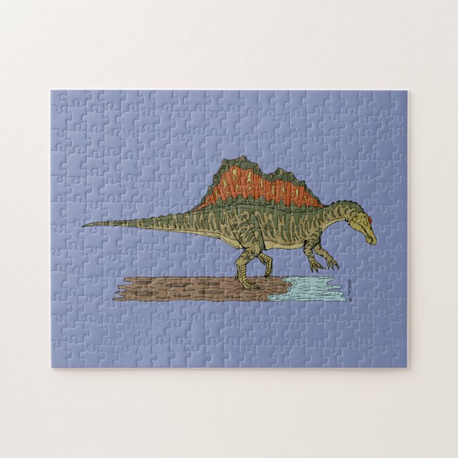 Quebra-cabeça Dinossauro Cretáceo Espinossauro (Horizontal)